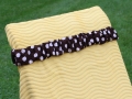 Brown with Large Beige Polka Dots